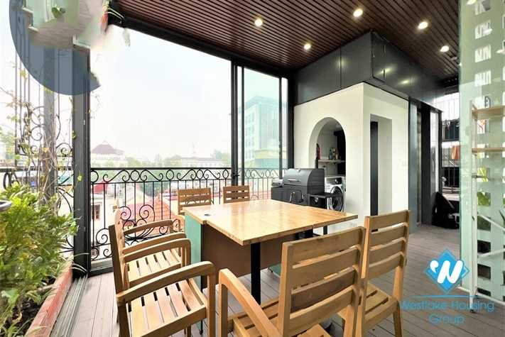Nice design one bedroom for rent in Ong Ich Khiem st, Ba Dinh District 